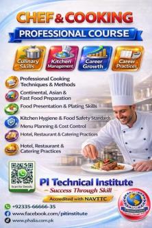 Professional Chef & Cooking Course at PI Technical Institute in Islamabad - Image 1