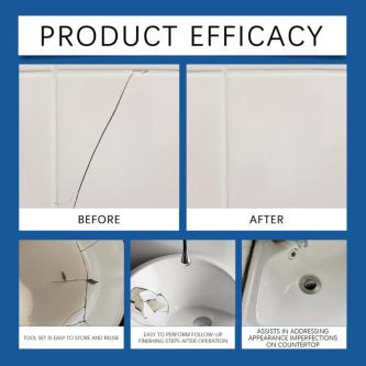 Professional DIY Quartz Countertop Repair Set – Color-Matchi … in Singapore - Image 1