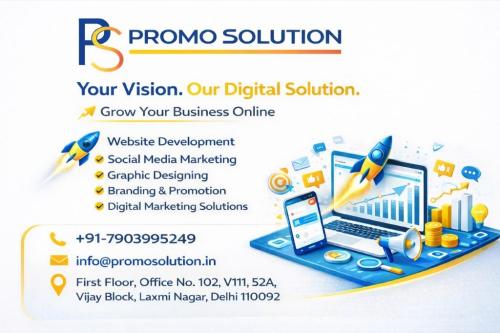 Promo Solution – Web Development & Digital Marketing Agency in D in Daryaganj - Image 1