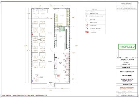 Proposed Fire Alarm Layout Plan. Existing Fire Fighting Layout P in Dubai - Image 14