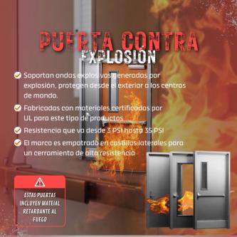 Puerta Contra Explosión en Temoaya - Imagen 1