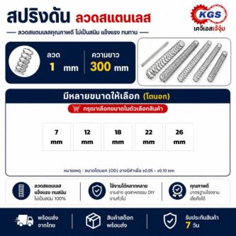 Push Spring 1 mm Press Stainless Steel 304 Rust-Free Length … in Singapore - Image 1