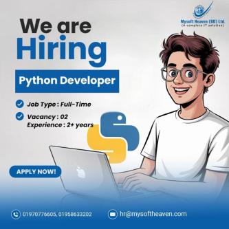 Python Developer in Dhaka - Image 1