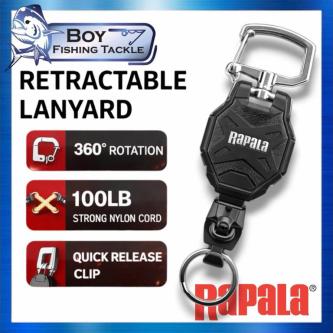 RAPALA RCD SMALL RETRACTABLE LANYARD FISHING MISSED ROPE in Ipoh - Image 1