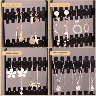 REDD Clear Plastic Earring Display Rack Delicate Earring … in Singapore - Image 1