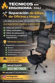 REPARACION SILLAS DE OFICINA CALI DOMICILIOS en Santa Clara - Imagen 3