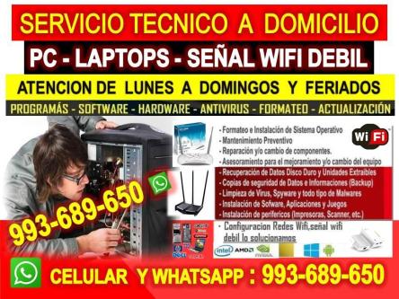 REPARACIONES A PCS LAPTOP INTERNET RED WIFI en Lima - Imagen 1