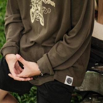 RIDE FOR PROGRESS (GOOD TIMES) LONG TEE (OLIVE GREEN) in Shah Alam - Image 1