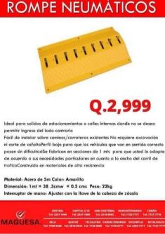 ROMPE NEUMÁTICOS en Retalhuleu - Imagen 1
