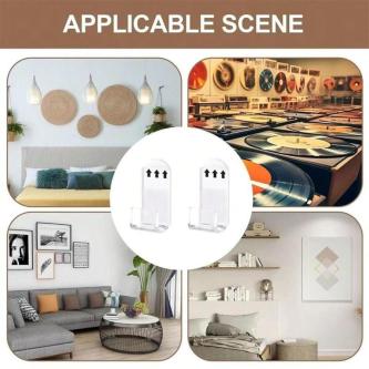ROSEGOODS 6Pcs Display Storage Shelf, Acrylic Vinyl … in Novena - Image 1