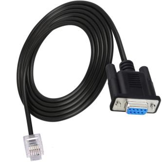 RS232 DB9Pin Female to RJ11 RJ12 6P6C LAN Network Serial … in Singapore - Image 1