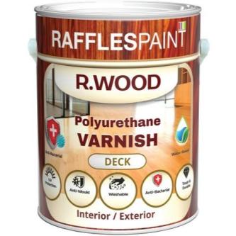 Raffles R.Wood Water based Polyurethane Wood Varnish for … in Singapore - Image 1