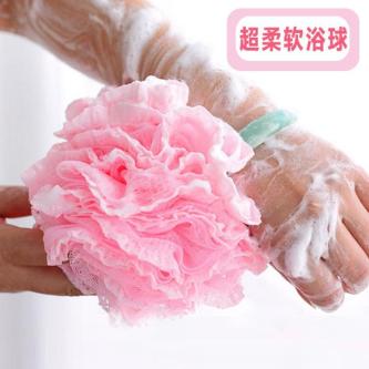 沐浴球顏色隨機 Random Color!!Bath Ball Shower Ball Shower Sponge … in Singapore - Image 1