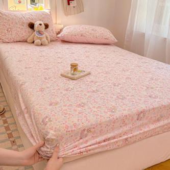 [Ready Stock] Premium Fitted Sheet Set A-Class Washed … in Singapore - Image 1