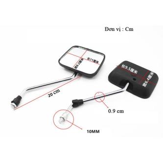 Rearview Mirror 4 Sides 10Li Threaded Motorcycle Mount … in Singapore - Image 1
