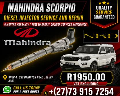 Recondition Mahindra Scorpio Diesel Injectors in Durban - Image 1