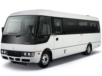 Rent a 2024 Mitsubishi Rosa Bus in Abu Dhabi - AED 490 per day in Abu Dhabi - Image 1