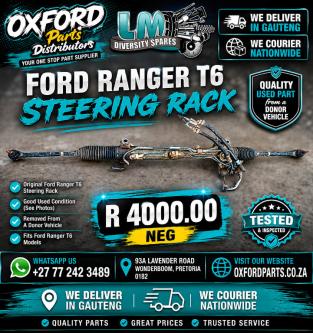 Replacement Steering Rack For Ford Ranger T6 Models in Pretoria - Image 2