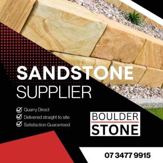 Retaining Wall Sandstone Blocks in Ashmore - Image 1