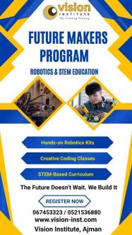 Robotics Course at Vision Institute in Ajman - Image 1