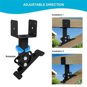 Roof Riser Bracket Kit Adjustable Pergolas Support Heavy … in Singapore - Image 1