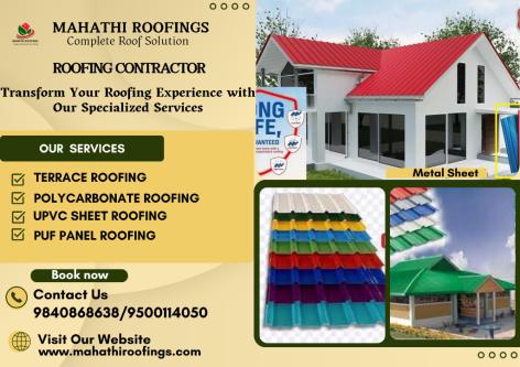 Roofing Contractor In Chennai in Chittoor - Image 1