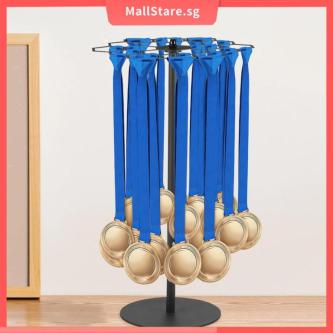 Rotatable Medal Hangers Display Tabletop Medal Holder Rack … in Novena - Image 1