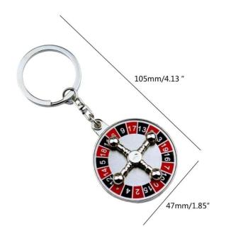 Rotating Wheel Keychain Modern and Interesting Interactive … in Singapore - Image 1
