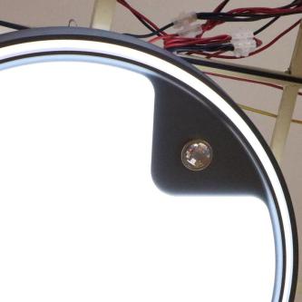 Round LED Flush Mount Design Lining Grey Ceiling Light IM-C24341 in Kuala Lumpur - Image 1