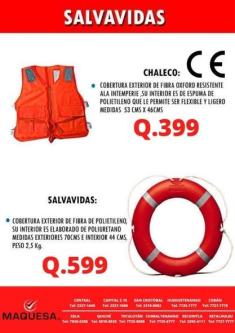 SALVAVIDAS CERTIFICADOS en Quetzaltenango - Imagen 1