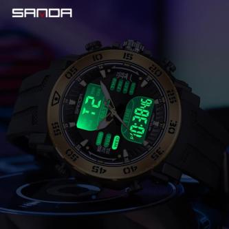SANDA Sports Waterproof Digital Multifunction Dual Display … in Petaling Jaya - Image 1