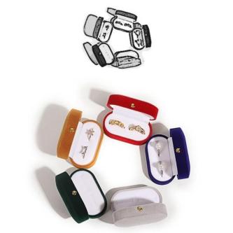 SERINA Wedding Ring Case, Jewelry Storage Box Mini Finger … in Singapore - Image 1
