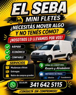 SERVICIO DE FLETES- ROSARIO Y ALREDEDORES! en Rosario - Imagen 1