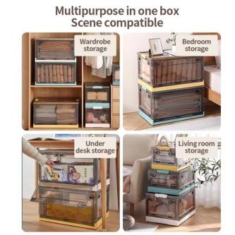【SG】KUKI Foldable Storage Box Large Capacity Stackable … in Singapore - Image 1