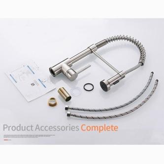【SG STOCK】Kitchen Spring Sink Faucet Pull Down Sprayer Cold … in Singapore - Image 1