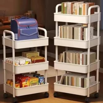 [SG Stock] Trolley Rack 3/4/5 Tier Kitchen Organizer With … in Singapore - Image 1