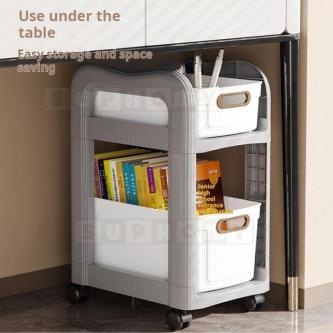 ????SG local stock????Storage Rack Bookshelf Small Trolley … in Singapore - Image 1