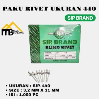 SIP Brand Rivet Nails, SIP code. 440, contents 1,000 pcs, … in Singapore - Image 1