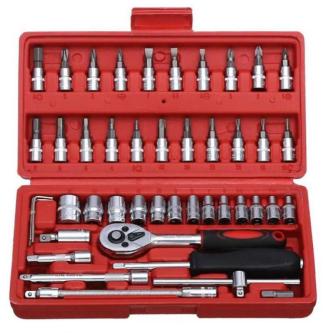 SK 46Pcs Tool Box Car Motorcycle Repair Set Hand Tools Home … in Singapore - Image 1