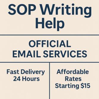 SOP & Official Email Writing Help – Fast & Affordable in Kitchener - Image 1