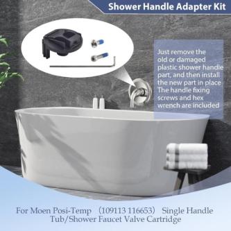 SOURCE Easy Fix Shower Handle Adapters Set Accessory with … in Singapore - Image 1