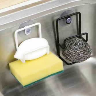 SOURCE Suction Cup Drain Rack Sponge Holder Sink Storage … in Bukit Batok - Image 1
