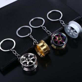 SPICEHIVE​ Car Wheel Keychain, Alloy INS Tire Rim Key … in Seremban - Image 1