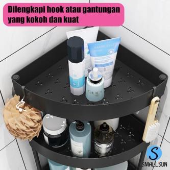 (SS) 4-Tier Multipurpose Triangle Shelf with Wheels … in Mandai - Image 1