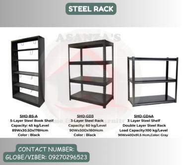 STEEL RACK | BOOKSHELVES | SHOERACK in Quezon City - Image 1