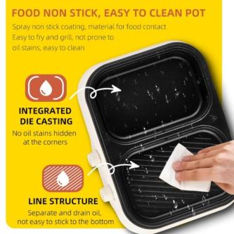 SV 2 In 1 Cooking And Grilling Device With Separate … in Singapore - Image 1