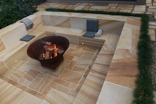 Sandstone Firepit Designs in Ashmore - Image 1
