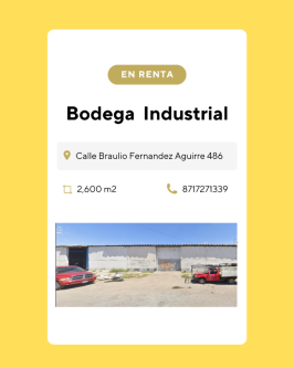 Se Renta Bodega Industrial en Torreón - Imagen 1