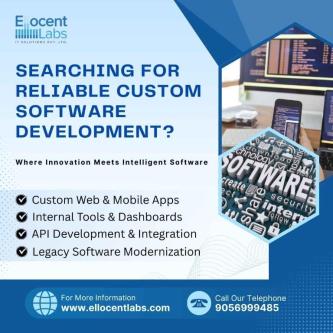 Searching for Reliable Custom Software Development Ellocent Lab in Mohali - Image 1
