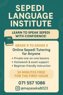 Sepedi Language Institute Tutoring in Pretoria - Image 2